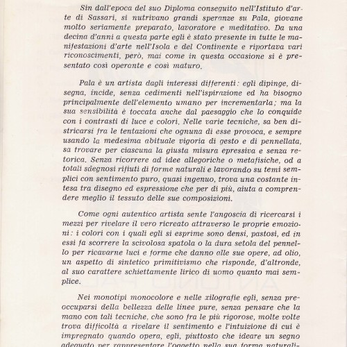presentazione mostra 1967 Sassari
